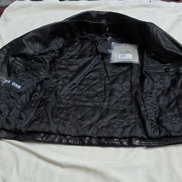 BLK DNM Black Leather Jacket - Picture 6 of 16